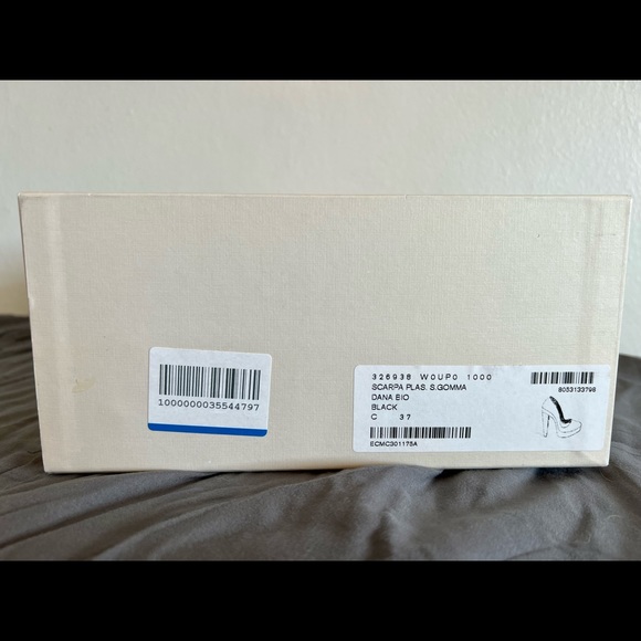 Stella McCartney Black Patent Tortoise Shell Dana Bio Pumps *FREE SHIP* - Picture 13 of 16